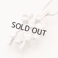 クリスティー    PT900/850ダイアイリペンダントネックレス 1.25 11.90g