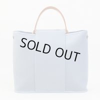 エルメス　カバックPM ライトブルー／ベージュ SIV金具