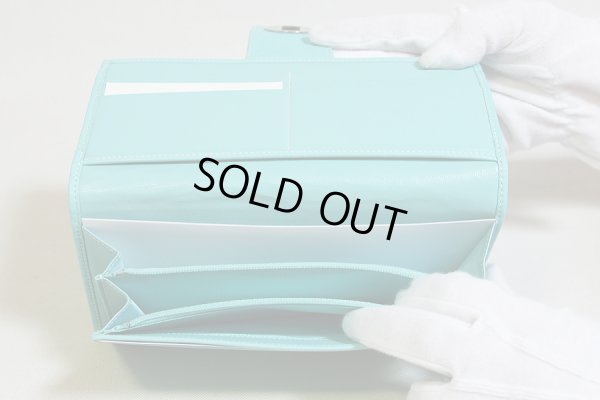 画像5: ティファニー　コンチネンタル ターンロック 三ツ折長サイフ ブルー