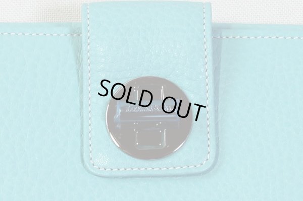 画像3: ティファニー　コンチネンタル ターンロック 三ツ折長サイフ ブルー