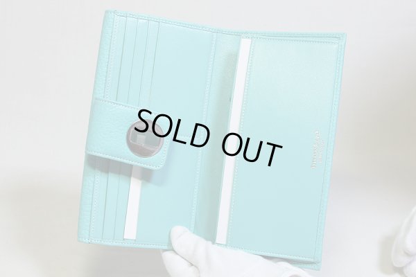 画像4: ティファニー　コンチネンタル ターンロック 三ツ折長サイフ ブルー