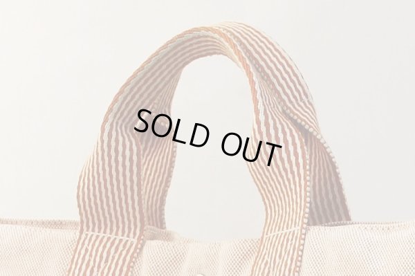 エルメス　ニューフールトゥMM オレンジ　持ち手