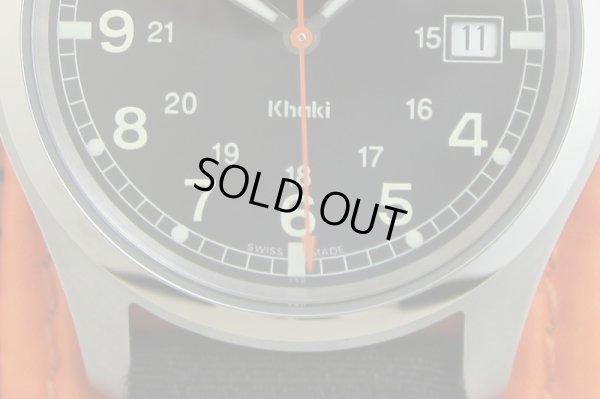 ハミルトン　カーキ　H704450　黒文字盤　吉田カバン77周年限定　PORTER　拡大