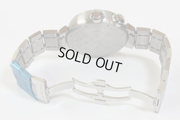 ルイ・ヴィトン　タンブール　ダイビング　Q1031　茶文字盤　ブレス