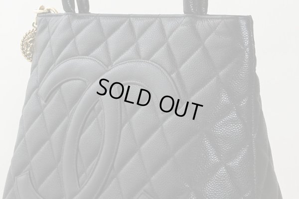 シャネル 復刻トートバック キャビアスキン拡大