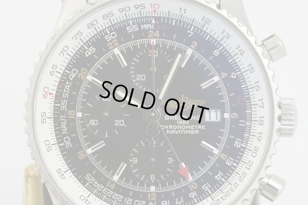 ブライトリング　ナビタイマーワールド　A24322（A242B26NP）　黒文字盤　表面