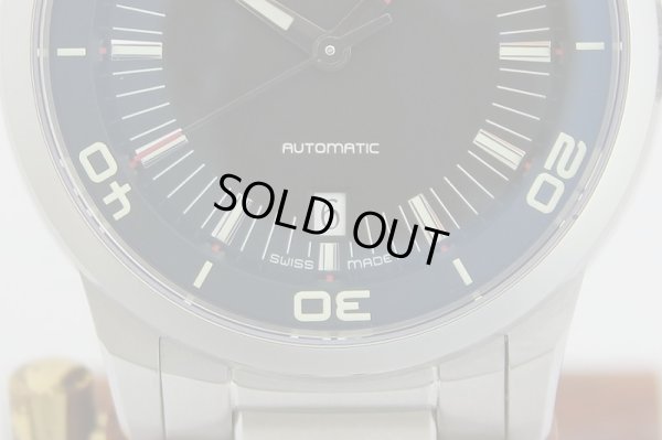 モーリスラクロア　ポントスダイバー　PT6248　黒文字盤　盤面拡大