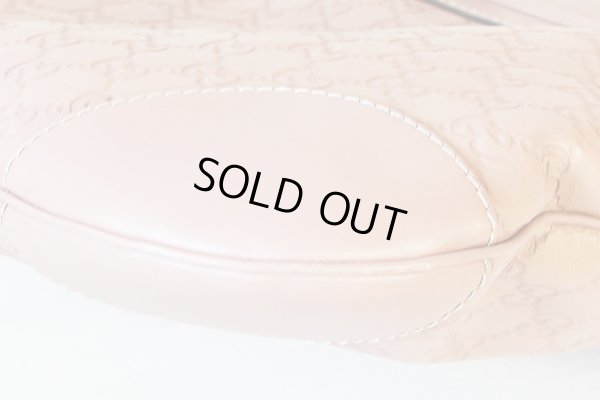 グッチ ショルダーバック 257065 527066 ピンクベージュ 角スレ