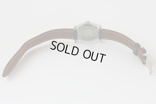 エルメス　オールアッシュロンド　HR1.210　白文字盤　革ベルト