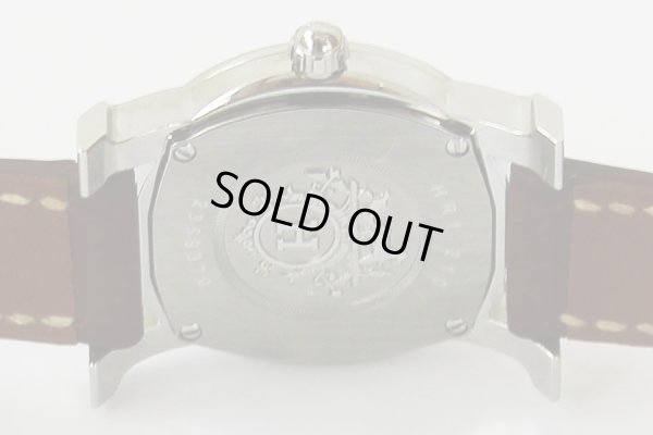 エルメス　オールアッシュロンド　HR1.210　白文字盤　裏面拡大