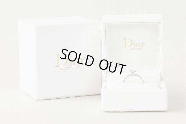 クリスチャンディオール PT950ダイアイリリング 0.436 5.90g 箱