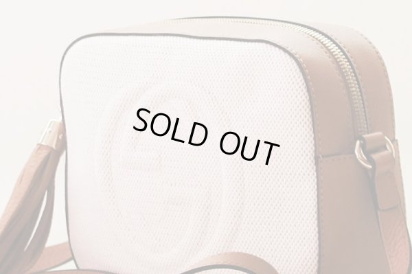 グッチ SOHO ディスコバック 308364 498870 ホワイト/オールドローズ サイド