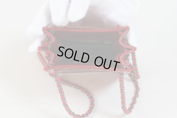 シャネル トリプルフォン ショルダーバック A92304 レッド 中身