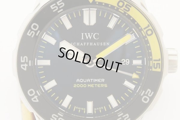 IWC　アクアタイマー2000　IW3565808　黒文字盤　表面