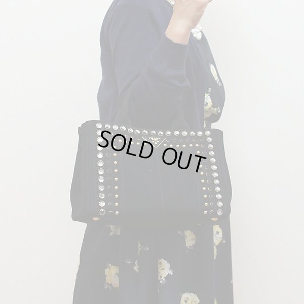 プラダ  カナパ2WAYトート B24390 ブラック サイズ