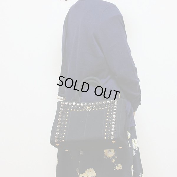 プラダ  カナパ2WAYトート B24390 ブラック ショルダーサイズ