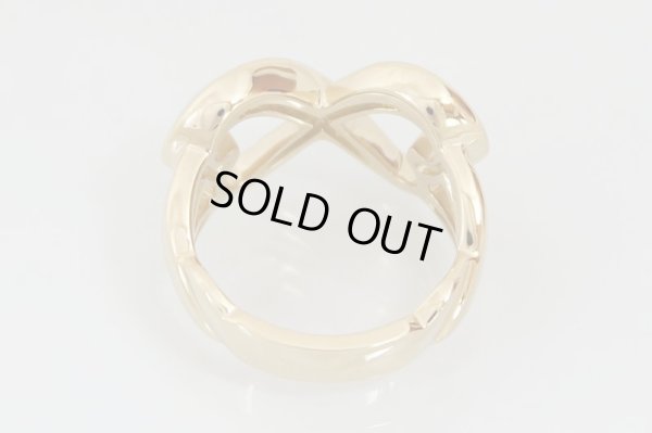 ティファニー　750YG ラビングハートリング 9.40g　裏面