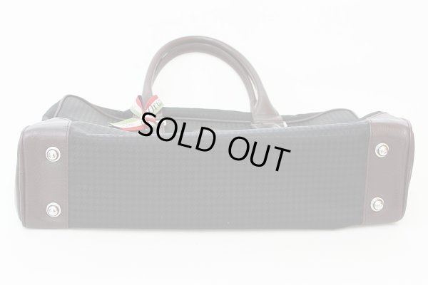 オロビアンコ  ビジネスバック VERNE ブラック/マロン 裏面