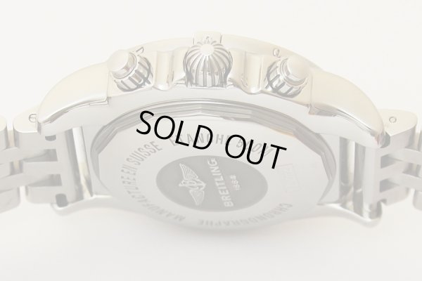 ブライトリング　クロノマット44　AB0110　紺文字盤　裏面拡大