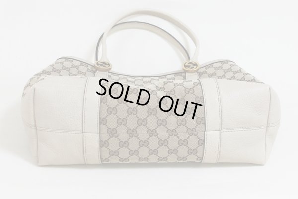 グッチ  トートバック 353122 002404 ベージュ/アイボリー 底