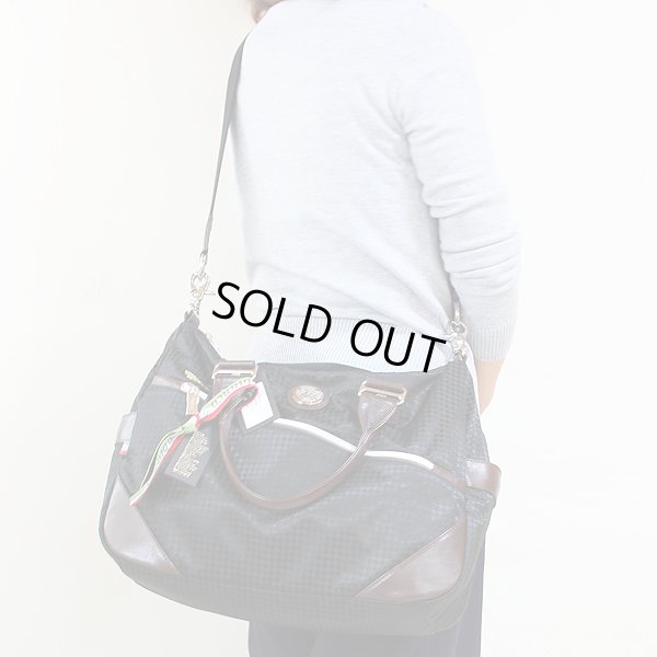 オロビアンコ  ビジネスバック SILVOFFICE-C ブラック/マロン 掛けたイメージ