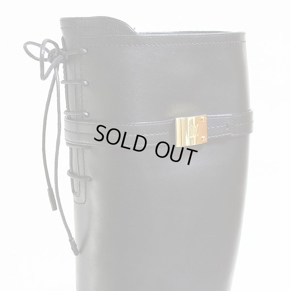 ルイヴィトン　ロングブーツ MA0039M ブラック　エンブレム