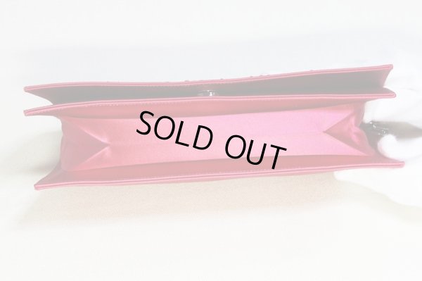 シャネル クラッチ チェーンバック ピンク/SIV金具 底