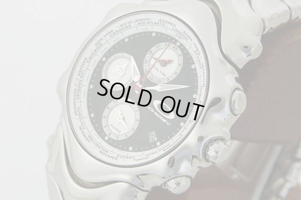 オークリー　ＧＭＴアラーム　黒文字盤　サイド