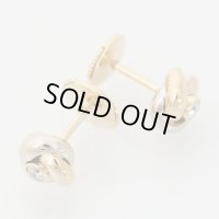 カルティエ　スリーゴールド トリニティ ダイアイリピアス 4.20g