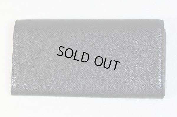 シャネル　ファスナー付二つ折長サイフ ブラック A50070　裏面