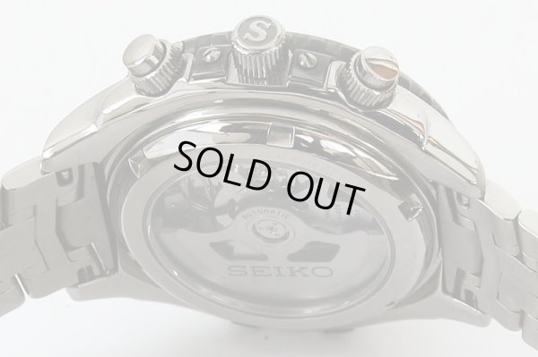 セイコー　プロスペック　フライトマスター　SBDS001　黒文字盤　6S37-0010　裏面拡大