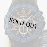 カシオ　エディフィス　EFR-534RB　黒文字盤　レッドブルレーシング限定