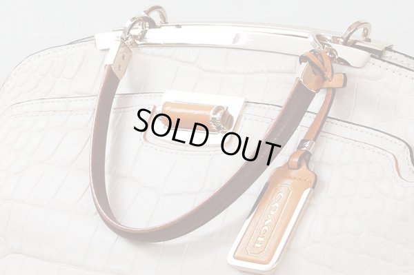 コーチ  2WAYショルダーバック No.A1469-30227 アイボリー　サイド上部