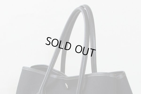 エルメス  ガーデンパーティPM ブラック／SIV金具　持ち手