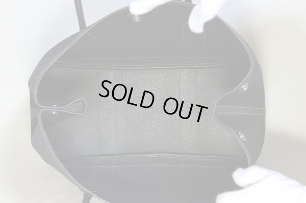 エルメス  ガーデンパーティPM ブラック／SIV金具　中身