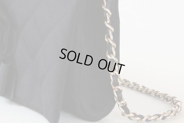 シャネル チェーンショルダーバック ブラック/SIV金具 チェーン