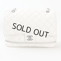 シャネル　パリ・ニューヨークコレクション　Wチェーンショルダーバック　A32461　アイボリー／SIV金具