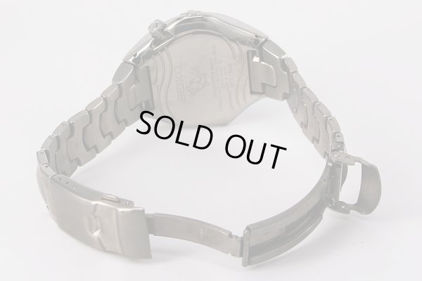 セイコー　スキューバマスターピピン　SBCW025　黒文字盤　チタンブレス