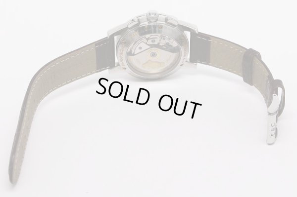 エベラール　タッツィオ　ヌボラーリ　クロノグラフ　31037　黒文字盤　革ベルト