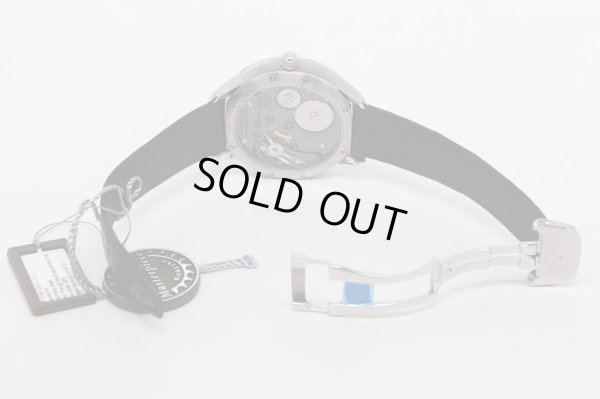 モーリスラクロア　カランドリエ　レトログラード　MP7268　黒文字盤　革ベルト