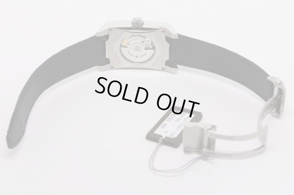 モーリスラクロア　ポントスデイト　レクタンギュラー　PT6227　銀文字盤　革ベルト