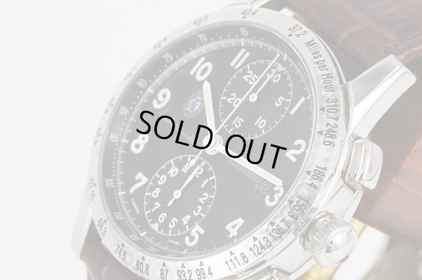 エベラール　タッツィオ　ヌボラーリ　クロノグラフ　31037　黒文字盤　サイド