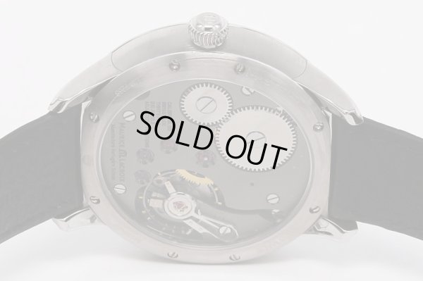 モーリスラクロア　カランドリエ　レトログラード　MP7268　黒文字盤　裏面拡大