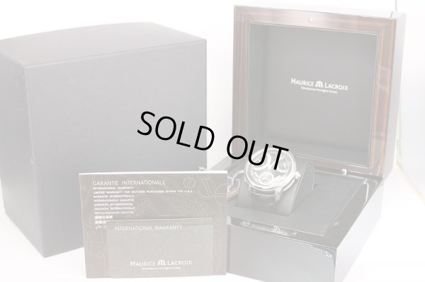 モーリスラクロア　カランドリエ　レトログラード　MP7268　黒文字盤　箱、取扱説明書、無記名保証書