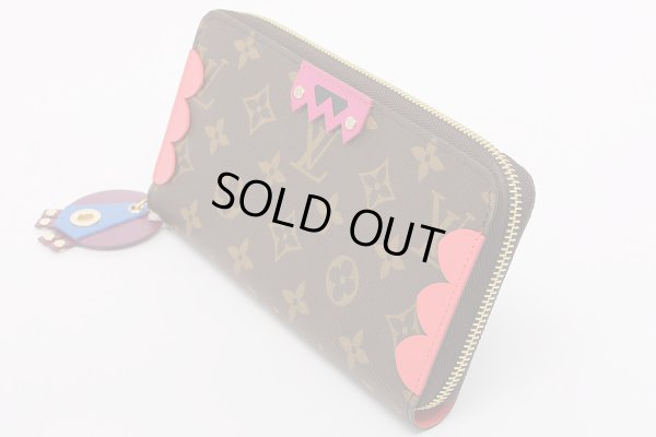 ルイヴィトン　ジッピー・ウォレット M61364 フラミンゴ　サイド