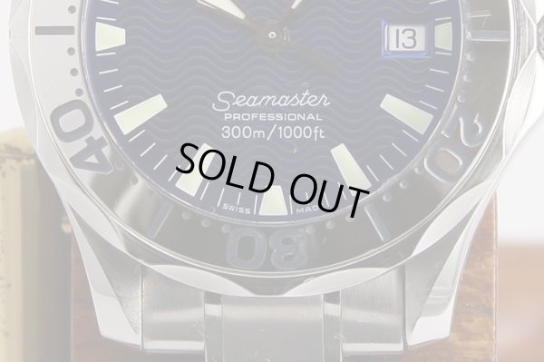 オメガ　シーマスタープロ300　2263.80　青文字盤　下部拡大