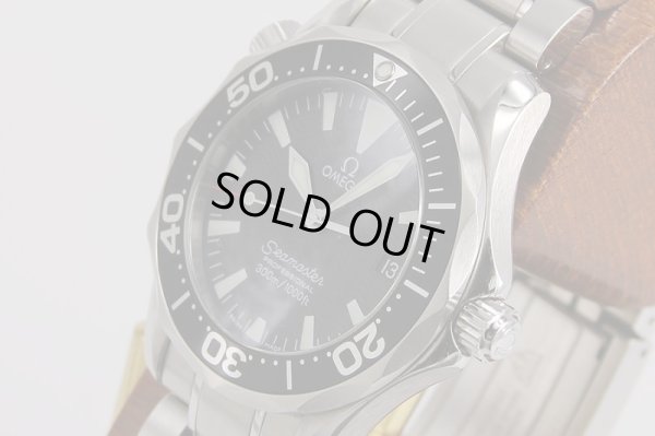 オメガ　シーマスタープロ300　2262.50　黒文字盤　サイド