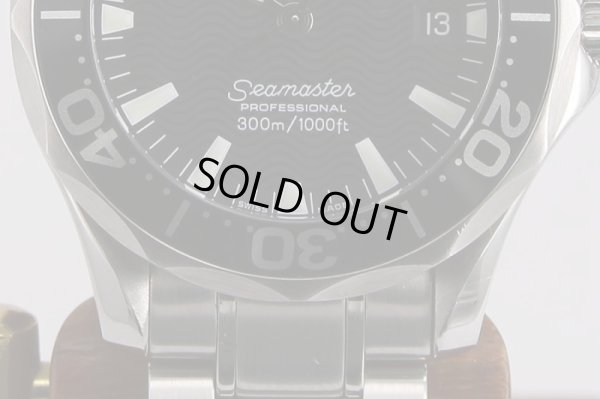 オメガ　シーマスタープロ300　2262.50　黒文字盤　下部拡大