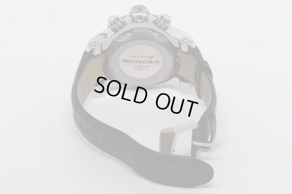 インヴィクタ　ベノム　10813　クロノグラフ　ピンクゴールド文字盤　革ベルト