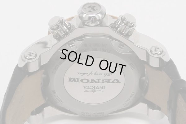 インヴィクタ　ベノム　10813　クロノグラフ　ピンクゴールド文字盤　裏面